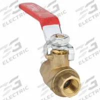 APPROVED VENDOR Manual Two-Way Ball Valve: 1/4 in, Brass, Straight, FIP x FIP, Full Port Ball Port (MPN 107-811). Key specifications — Brand: APPROVED VENDOR; Handle: Lever.