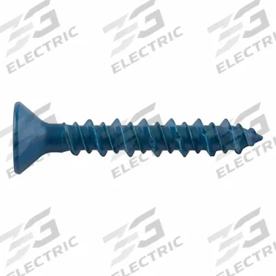 DEWALT Concrete Anchor Screw: 3 3/4 in Overall Lg, 3/16 in Dia, Steel, Zinc-Plated - Flat-Head Screw Anchors