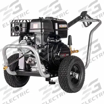 SIMPSON Gas-Powered Pressure Washer: Medium Duty, Cart, 4,400 psi, 4 gpm - Cold Water Pressure Washers