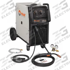 HOBART MIG Welder: IronMan 240, MIG Pack w/Running Gear (MPN 500574). Key specifications — Input Voltage (Nominal) (Merch - Table Column, Filters): 230V; Max. Wire Diameter: 0.045 in (Solid).