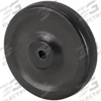 APPROVED VENDOR Caster Wheel: 4 in Wheel Dia., 1 1/4 in Wheel Wd, Rubber, 165 lb Load Rating, Rubber (MPN RR0405205). Key specifications — Wheel Core Material: Rubber; Wheel/Tread Color: Black; Brand: APPROVED VENDOR.