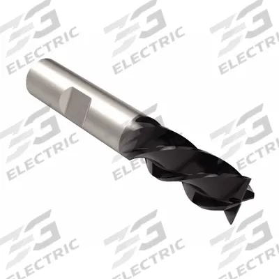 WIDIA HANITA Square End Mill: Carbide, AlTiN Coated, 4 Flute, 5/8" Mill Dia, 1-1/4" LOC - Fast-Cutting Carbide Square End Mills for Steel & Cast Iron