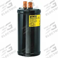VIRGINIA Suction Line Accumulator: 1 3/8 in Sweat, 20.88 lb Capacity, 19.5 in Ht, 6 in Dia (MPN VA61511SRD ACCUMLATOR). Key specifications — Shell Material: Steel; Connection Material: Copper; Brand: VIRGINIA; Metering Orifice: Yes.