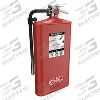 OVAL Fire Extinguisher: 10 lb Extinguisher Capacity, 4A:80B:C, Monoammonium Phosphate, 10JABC. Key specifications — Brand: OVAL.