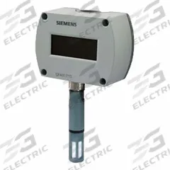 Temperature and Humidity Sensor: Wall Mount, Digital, -40°F to 158°F, 4 to 20 mA, Polycarbonate (MPN QFA3171D). Key specifications — Humidity Output: 4 to 20 mA; Temperature Signal Output: 4 to 20 mA; Relative Humidity Accuracy: ±2% of Full Scale; Compatible Building Automation Protocols: MP-Bus; For Use With Building Automation Systems: Building Automation System Compatible; Relative Humidity Range: 0 to 100%; Product Type: Room Temperature and Humidity Sensor; Brand: SIEMENS.