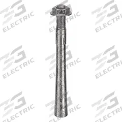 MKT FASTENING Wedge Anchor: 12 in Overall Lg, 1 in Dia, 1"-8 Thread Size, 2 1/4 in Thread Lg, 4 PK (MPN 2711200S). Key specifications — Brand: MKT FASTENING; Finish Type: Plain.