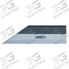INSIZE Straight Edge: Metric/SAE, Not Certified, Satin, Stainless Steel, 2.6 micron, 1/4 in Wd (MPN 4700-150). Key specifications — attr950661: Chrome; attr950654: 2.6 micron; attr950652: Satin; attr950657: Metric/SAE; attr950658: Stainless Steel; attr950647: Not Certified; attr950649: Beveled; attr950662: INSIZE.