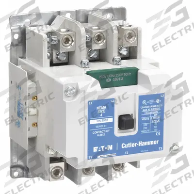 EATON Magnetic Contactor: Non-Reversing, 3 Poles, NEMA Size 4, 135 A - Non-Reversing NEMA Contactors