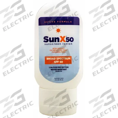 SUNX Sunscreen: 50 SPF, Lotion