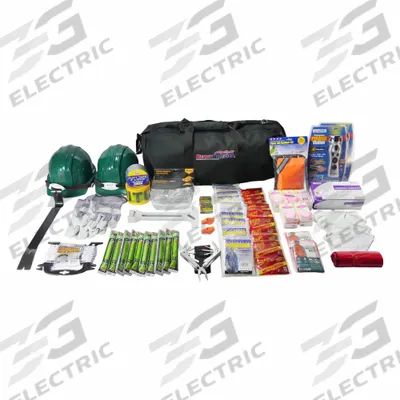 READY AMERICA Survival Kit: 293 Components, Duffel Bag - Emergency Survival Kits