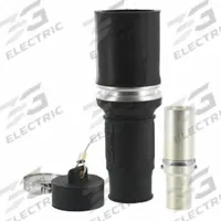 Single Pole Inline: Female, Black, 1000V AC, 796 A, Crimp Tube Termination, 49 Series (MPN 49F44-E). Key specifications — Gender: Female; Series: 49; Brand: LEVITON.