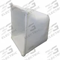GRAINGER Reverse Cube Air Filter: 24 in x 12 in x 20 in, 1 Pockets, Synthetic, Green/White, MERV 8 (MPN 192122420RC). Key specifications — Performance Rating: MERV 8; Brand: GRAINGER; Media Color: Green; Media Material: Synthetic; Surface Tackifier: Yes.