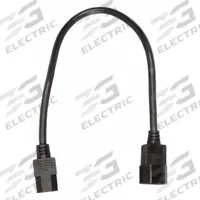 APPROVED VENDOR Power Cord: 1 1/2 ft Lg, 3/16, C14 Plug, C13 Receptacle, SJT, PVC, 10 A Current (MPN 5XFR4ID). Key specifications — Brand: APPROVED VENDOR; Jacket Material: PVC.