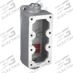 APPLETON ELECTRIC Mounting Body: 3 Gangs, Iron, 3/4 in Hub Size, Feed Through, 9 3/16 in Overall Ht (MPN EDSC247). Key specifications — Brand: APPLETON ELECTRIC; Hub Type: Feed Through.
