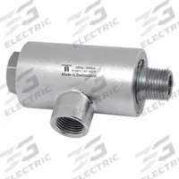 MOSMATIC Rotary Union: Elbow, Plain 304 Stainless Steel, 1 Passages, 1/2 in Threaded Rotating Shaft (MPN 41.261). Key specifications — Maximum Speed: 150 RPM; Brand: MOSMATIC.
