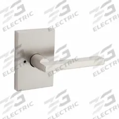 KWIKSET Door Lever Lockset: Privacy Lever Locksets, Nickel, ADA Compliant (MPN 730HFL-RCT-15-6AL-RCS). Key specifications — Ligature Resistance: Not Ligature-Resistant; Brand: KWIKSET; Lockset Function ANSI Code: F76; Visual Indicator Message: No Message; Lockset Style: Rose; ADA Compliant: Yes; Finish: Satin Nickel-Plated : Zinc.