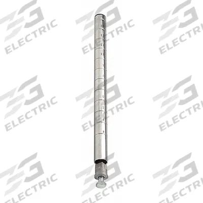 QUANTUM STORAGE SYSTEMS Shelving Post: 74 in x 1 in, Steel, Silver - Wire Shelving Posts for Dry Use