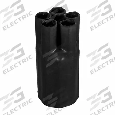 ELECTRIDUCT Heat Shrink Breakout Boots: 10 Pk, 1.57 in I.D. Before Shrinking, 3.3 in Lg