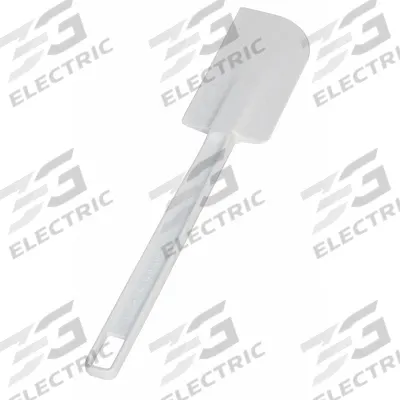 CRESTWARE Spatula: 16 1/2 in Overall Lg, Plastic Blade, Plastic Handle - Spatulas