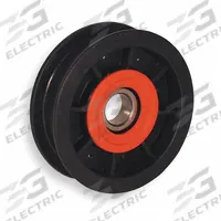 FENNER DRIVES V-Belt Idler Pulley: 0.77 in, 17 mm Bore, 3.5 in OD, Fiberglass-Reinforced Nylon (MPN FA3501). Key specifications — Bearing Type: Ball; Brand: FENNER DRIVES; Face Width: 0.77 in.