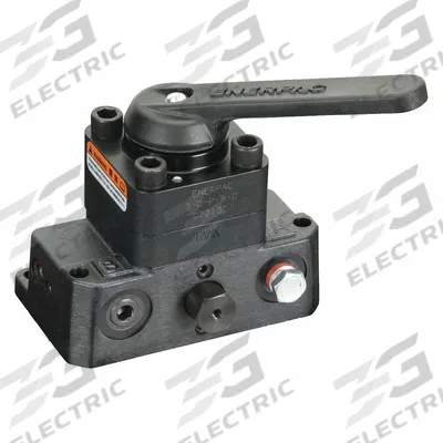 ENERPAC 3 Way Mounted Valve: 4 gpm Max Flow Rate, Three Positions, 3/8 in NPT - Lever-Operated Directional Control Valves with Manifold