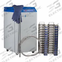AMERICAN BIOTECH SUPPLY Cryogenic Storage System: 165 L Capacity, 11 1/2 in Overall Dia, AMIV-1 PS. Key specifications — Brand: AMERICAN BIOTECH SUPPLY; Material: Stainless Steel; Includes: CryoGloves.