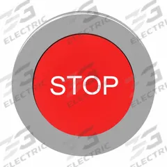 SCHNEIDER Extended Push Button: Red, 30 mm Mounting Size, Metallic, Momentary (MPN ZB4FL434). Key specifications — Brand: SCHNEIDER; Action: Momentary; Legend: Stop; Series: XB4; Push Button Material Type: Metallic.
