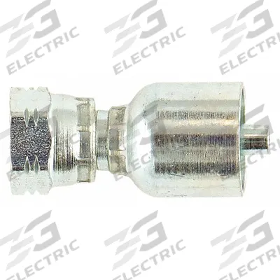 PARKER Hydraulic Crimp Fitting: Steel x Steel, Straight, -8 For Hose Dash Size - Parker Crimp Hydraulic Hose Fittings with BSPP Connection