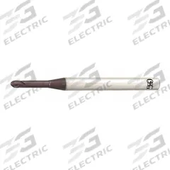 OSG Ball End Mill: Carbide, TiAlN Coated, 2 Flute, 3 mm Mill Dia, 3 mm LOC, 70 mm OAL (MPN HP419-1181)