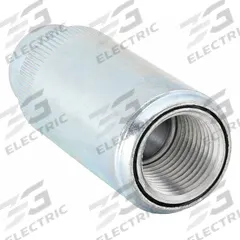 Expansion Union - Conduit to Conduit: Steel, UNFL, 1/2 in Trade Size, Female to Female (MPN UNFL50). Key specifications — Ends - Hazardous Fittings: 1/2 in FNPT x 1/2 in FNPT; Finish: Electroplated; Brand: APPLETON ELECTRIC.