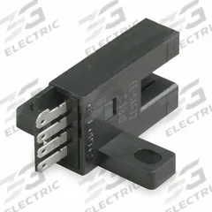 OMRON Photoelectric Sensor: Built-in Connector, 5-24V DC, NPN (MPN EE-SX672). Key specifications — DC Supply Voltage Rating: 5-24V DC; Brand: OMRON.