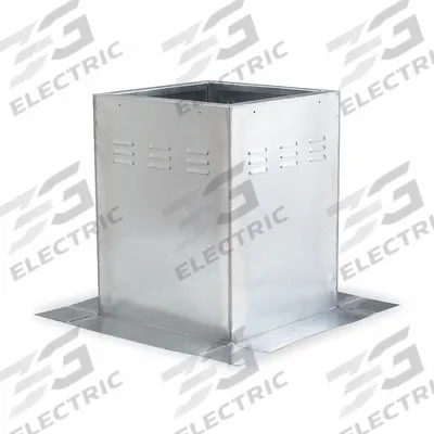 Dayton Roof Curb: Fixed Ventilated Curbs, Square Curb, 14 x 14 in Inside Dim - Roof Curbs