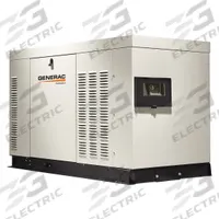 GENERAC Automatic Standby Generator: Natural Gas/Propane, Liquid, Three Phase, 120/240V AC (MPN RG02515JNAX). Key specifications — Transfer Switch Included: No; Brand: GENERAC; CARB Compliant: No.
