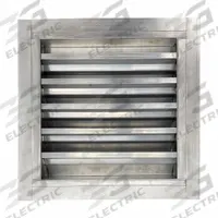 Intake Louver: Flanged, Flush Mount, 23 1/2 in H, 59 1/2 in W, Aluminum, 1 1/2 in Flange Wd (MPN 805TZ6). Key specifications — Brand: DAYTON; Maximum Air Velocity: 1,300 fpm.