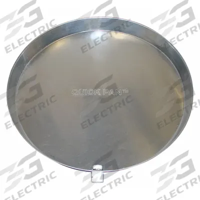 APPROVED VENDOR Water Heater Pan: Aluminum, 31.75 in OD, 30 in ID - Aluminum Water Heater Drain Pans