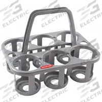 Bottle Carrier: 13 5/8 in Overall Lg, 10 1/8 in Overall Wd, 11 in Overall Ht, HDPP, Gray (MPN 408175). Key specifications — Material: HDPP; Brand: DYNALON; Product Type: Bottle Carrier; For Use With: Bottles Up to 89 mm Maximum Diameter.