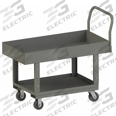 APPROVED VENDOR Platform Truck: 2,000 lb, 48 in L x 24 in W x 41 in H Deck, Solid, 12 ga Deck - Work-Height Platform Trucks