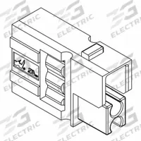 ANDERSON POWER PRODUCTS Auxiliary Connector: 444G1, For SBE/SBX Series, Gold, SBE 80-160/SBX 175. Key specifications — Compatible with Manufacturer Model Number: SBE 80-160; Compatible with Series: SBX; Manufacturer Part Number: 444G1; Color: Gold; Product Type: Auxiliary Connector.