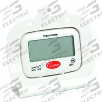 COOPER ATKINS Digital Food Service Thermometer: Refrigerator/Freezer, LCD, 3 9/16 in Overall Lg (MPN 2560). Key specifications — Accuracy: ±1°F; Brand: COOPER ATKINS; Case Material: Plastic; Display Type: LCD; Features: Can Hang or Stand; NSF Certified: Yes; Thermometer Type: Refrigerator/Freezer Thermometer; Metal Detectable: Yes.
