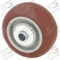 APPROVED VENDOR Caster Wheel: 3 in Wheel Dia., 1 1/4 in Wheel Wd, Polyurethane, 210 lb Load Rating (MPN 26Y385). Key specifications — Brand: APPROVED VENDOR; Wheel/Tread Color: Red.