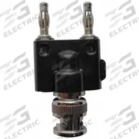 APPROVED VENDOR BNC Adapter: Double Banana Jack, Banana Jack Adapters, Straight Plug Adapter, Copper (MPN 5TXE1). Key specifications — Brand: APPROVED VENDOR.