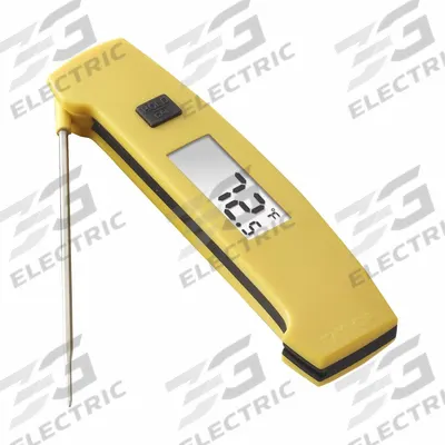 TAYLOR PRECISION PRODUCTS Folding Thermocouple: Digital, 10 9/16 in Overall Lg - Digital Thermometers for Food