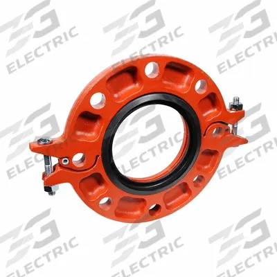GRUVLOK Metal Pipe Flange: Flange, 2 in, Ductile Iron, NBR Seal, 300 psi - Grooved Pipe Flanges