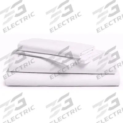 R & R TEXTILE Flat Sheet: White, 104 in Overall Lg, 66 in Overall Wd - Institutional Sheets & Pillowcases