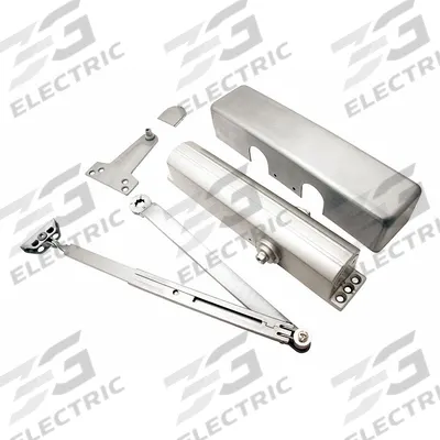 TOWNSTEEL Door Closer: Parallel Mounting Type, Grade 1 - Heavy Duty, Aluminum - Parallel Arm-Mount Door Closers