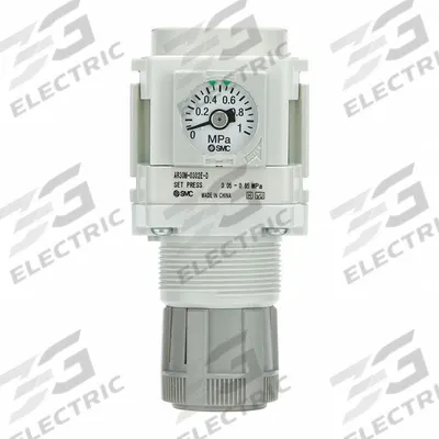 SMC Regulator: Die-Cast Aluminum, 3/8 in NPT, 7.251887 psi to 123.2821 psi - SMC FRL Air Regulators