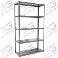 HALLOWELL Metal Shelving: Starter, Extra-Heavy-Duty, 48 in x 18 in, 84 in Overall Ht, 5 Shelves (MPN HCS481884-5HG). Key specifications — Frame Material: Steel; Shelving Material: Steel; Assembled: Unassembled; Color: Gray; Brand: HALLOWELL.