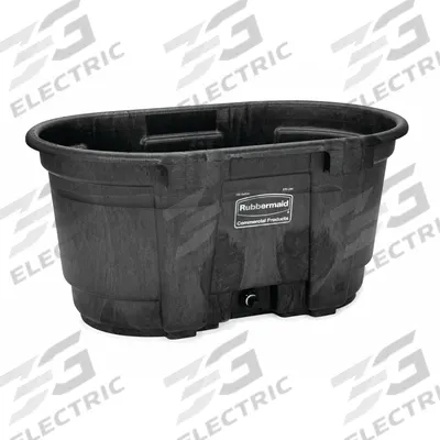 RUBBERMAID COMMERCIAL PRODUCTS Stock Tank: 100 gal, 53 in x 31 in x 25 in - Stock Tanks