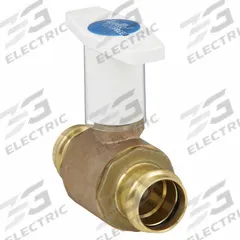 APOLLO Manual Two-Way Ball Valve: 1 1/4 in Size, Brass/Bronze, Straight, Press x Press, Two-Piece (MPN 77WLF10611A). Key specifications — Brand: APOLLO; Handle: Tee.