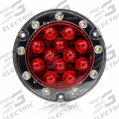 MAXXIMA Stop/Tail/Turn/Back-Up Light: LED, Stop, Turn, and Tail Combo Light, Clear/Red - Stop, Turn & Tail Combination Lights